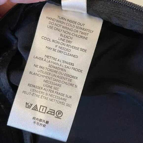 Anthropologie Black Velvet Flowy Wide Leg Pants Side Zipper Button Size 6 - Picture 14 of 15